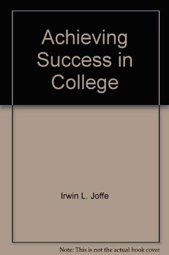 Achieving success in college,Used