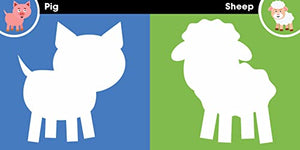 First Sticker Art: Farm Animals: Color By Stickers for Kids, Make 20 Animal Pictures! (Independent Activity Book, Perfect Easter,Used