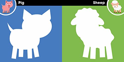 First Sticker Art: Farm Animals: Color By Stickers for Kids, Make 20 Animal Pictures! (Independent Activity Book, Perfect Easter,Used