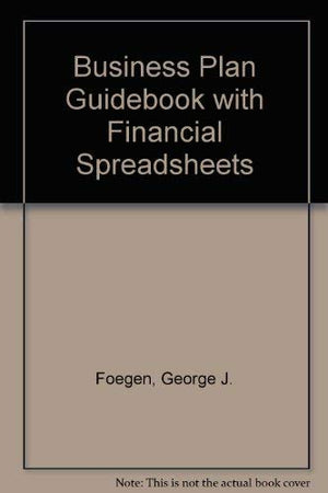 Business Plan Guidebook With Financial Spreadsheets/Book and Disk,Used