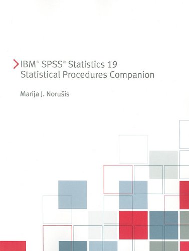IBM SPSS Statistics 19 Statistical Procedures Companion,Used