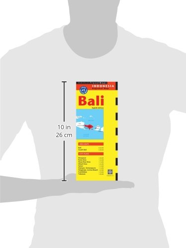 Bali Travel Map Eighth Edition (Periplus Travel Maps),Used