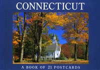 Connecticut: A Book of 21 Postcards,Used