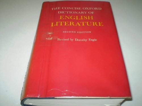 The Concise Oxford dictionary of English literature,Used