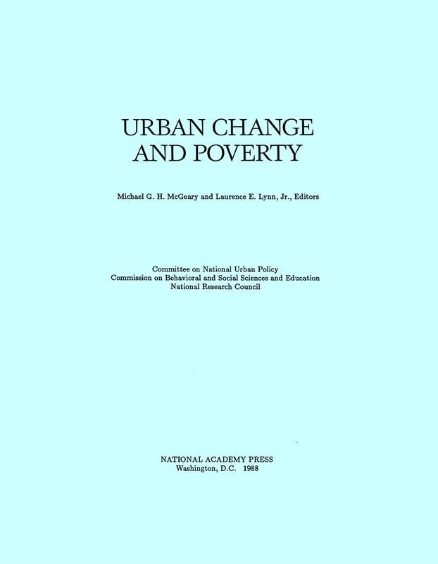 Urban Change and Poverty,Used