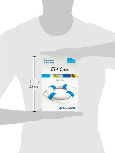 Q and A: EU Law 20072008 (Blackstone's Law Questions and Answers),Used