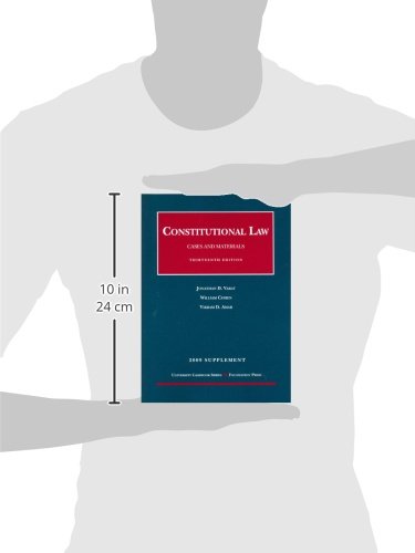 Constitutional Law, Cases and Materials, 13th, 2009 Supplement,Used