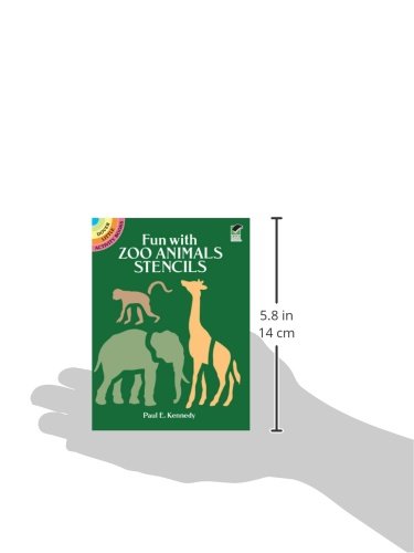 Fun With Zoo Animals Stencils (Dover Little Activity Books: Animals),Used