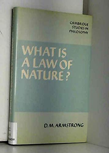 What is a Law of Nature? (Cambridge Studies in Philosophy),Used