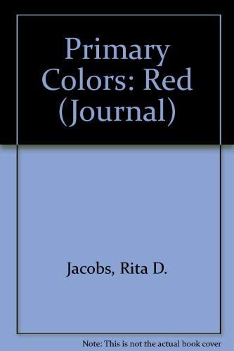 Primary Colors Red Journal