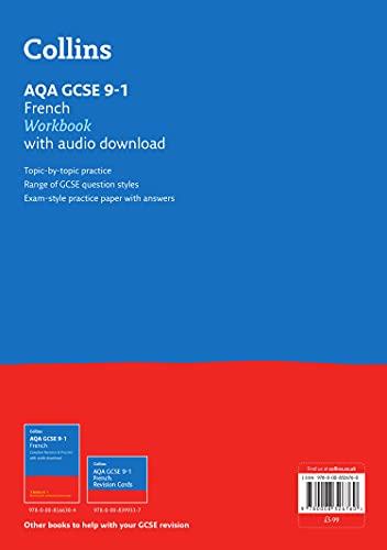 AQA GCSE 91 French Workbook (Collins GCSE 91 Revision),Used