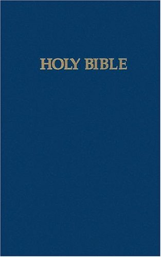 The Holy Bible: King James Version Pew Bible Blue,Used