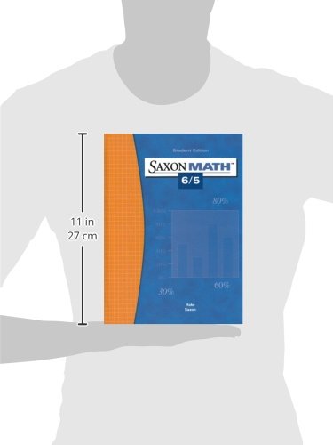Student Edition 2004 (Saxon Math 6/5),Used
