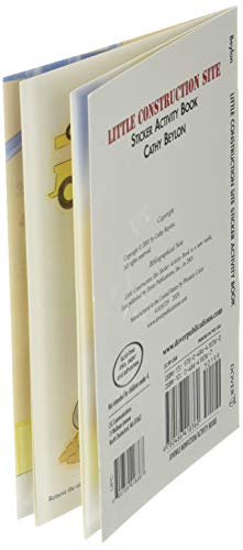 Little Construction Site Sticker Activity Book (Dover Little Activity Books: Cars & Truc),Used