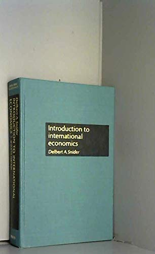 Introduction To International Economics (The Irwin Series In Economics),Used