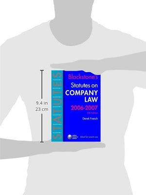 Blackstone's Statutes on Company Law 20062007 (Blackstone's Statute Book Series),Used