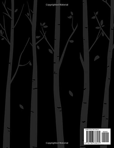 Address Book with Tabs: 8.5 x 11 Large Print Contact Notebook Organizer with Alphabetical Index | Flowers in The Wood Design Bla,Used