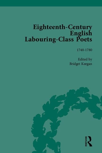 EighteenthCentury English LabouringClass Poets,Used