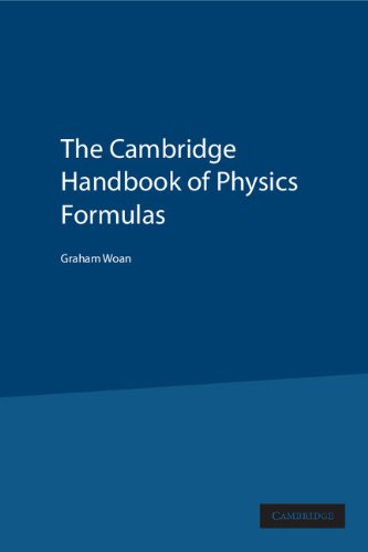 The Cambridge Handbook of Physics Formulas,Used