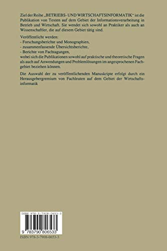 Begriffsbasierte Integration von Systemanalysemethoden (Betriebs und Wirtschaftsinformatik) (German Edition),Used