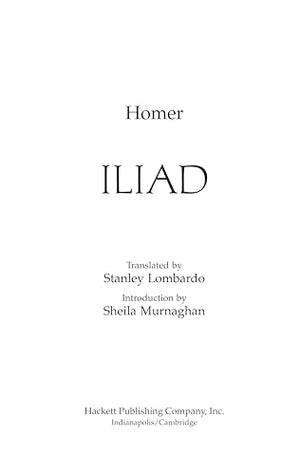 Iliad (Hackett Classics),New