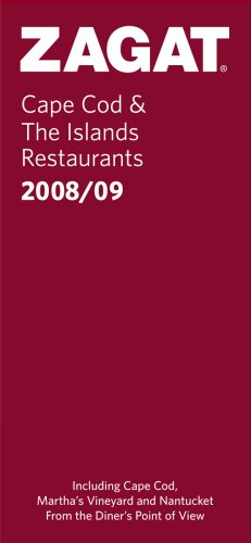 ZAGAT Cape Cod & The Islands Restaurants 2008/09,Used