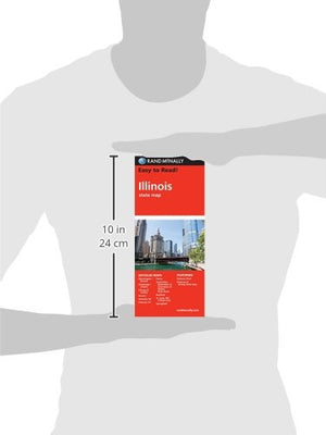 Easy to Read!: Illinois State Map,New