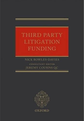 Third Party Litigation Funding,Used