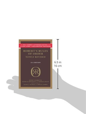 Robert'S Rules Of Order Newly Revised,New