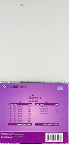 A1 Movers 3 Audio CDs: Authentic Examination Papers (Cambridge Young Learners English Tests),Used