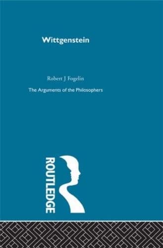 WittgensteinArg Philosophers (Arguments of the Philosophers),Used