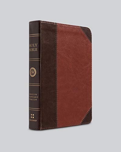 ESV Large Print Compact Bible (TruTone, Brown/Cordovan, Portfolio Design),Used