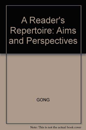A Reader's Repertoire: Aims and Perspectives,Used