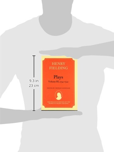 Henry Fielding  Plays, Volume III 17341742 (The Wesleyan Edition of the Works of Henry Fielding),Used