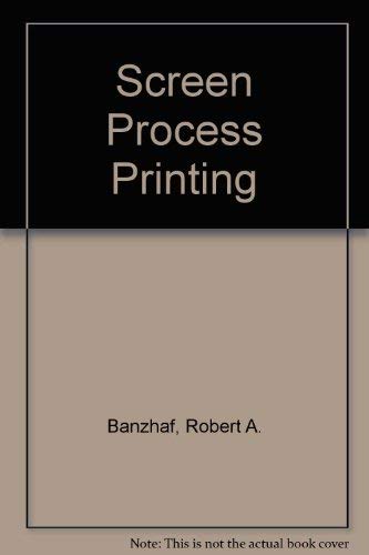 Screen Process Printing,Used