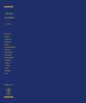 Organic Reactions, Volume 77,Used