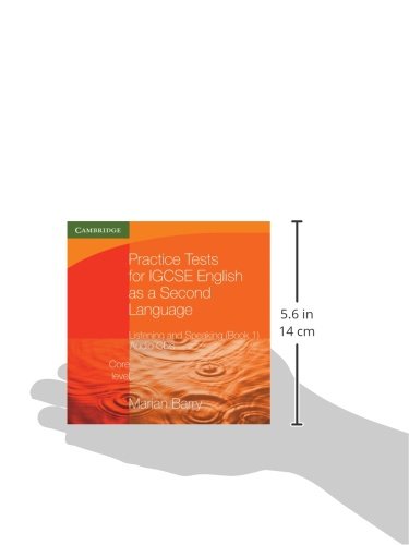 Practice Tests for IGCSE English as a Second Language: Listening and Speaking, Core Level Book 1 Audio CDs (2) (OP) (Cambridge I,Used