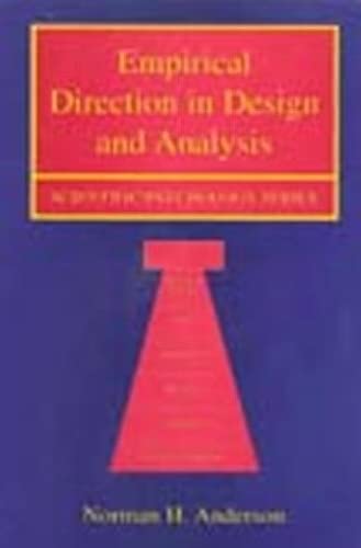 Empirical Direction in Design and Analysis (Scientific Psychology Series),New