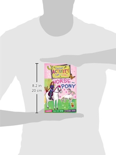 Horse and Pony Pocket Activity Fun and Games: Games and Puzzles, Foldout Scenes, Patterned Paper, Stickers!,Used