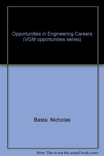 Opportunities in Engineering Careers (Vgm Opportunities Series),Used