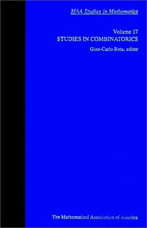 Studies In Combinatorics (Maa Studies In Mathematics)  Vol 17