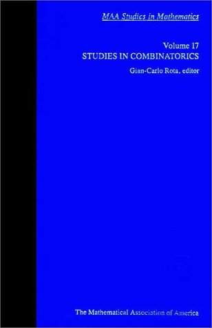 Studies In Combinatorics (Maa Studies In Mathematics)  Vol 17