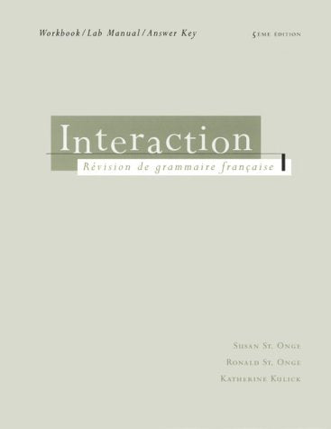 Interaction Workbook/Lab Manual,Used