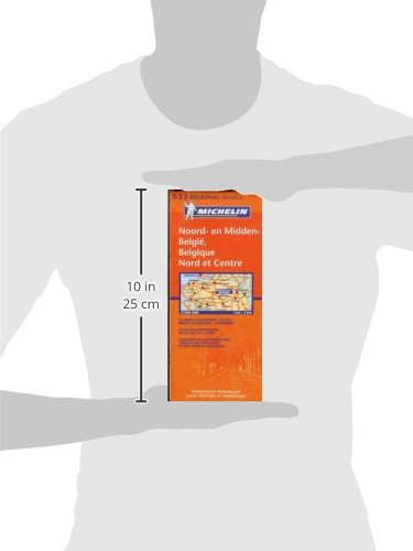 Michelin Map Belgium: North & Central 533 (Maps/Regional (Michelin)),Used