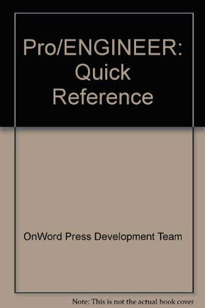 Pro/Engineer Quick Reference,Used