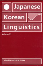 Japanese/Korean Linguistics, Volume 11 (Volume 11),Used