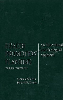 Health Promotion Planning: An Educational and Ecological Approach,Used