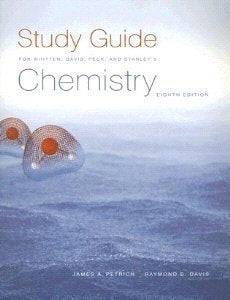 Chemistry, 8th Edition, Study Guide,Used