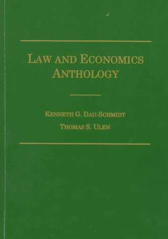 Law and Economics Anthology,Used