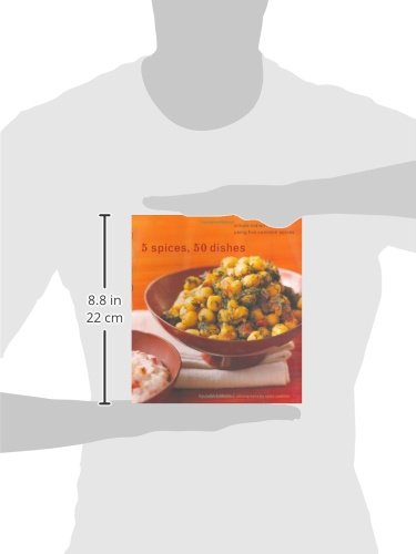 5 Spices, 50 Dishes: Simple Indian Recipes Using Five Common Spices-used